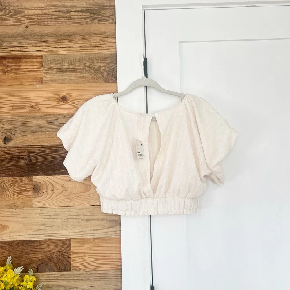 NWT Free People Tovah Top in Tofu Small